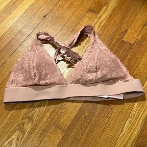 Large pink bralette